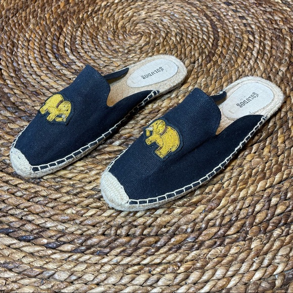 Soludos Elephant Beaded Espadrille Mules Slip-On - Picture 4 of 7